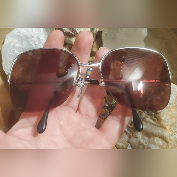 Vintage Luxottica Ceres Chrome Sunglasses. Made in Italy. - Picture 11 of 15